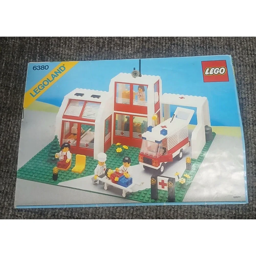 LEGO 6380 Emergency Treatment Center Instruction Original Manual Only Vtg Castle